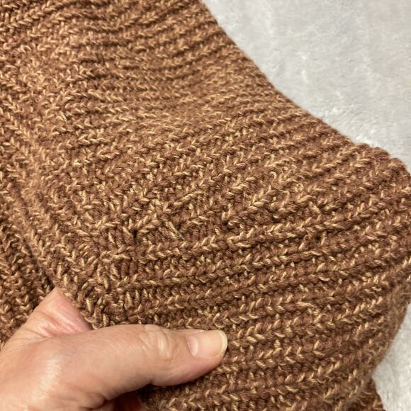 Free People High Hopes Cardigan Womens S Maroon Open Front Ribbed Drop Sleeve - Picture 7 of 9